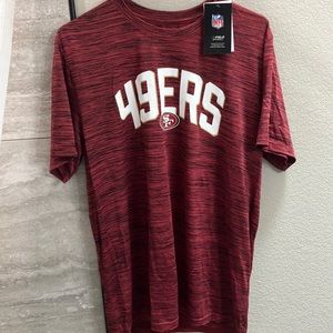 San Francisco 49ers Nike Sideline Velocity Athletic Performance T-shirt